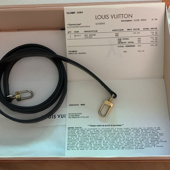 LOUIS VUITTON
Damier Ebene Eva Clutch - Picture 16 of 16